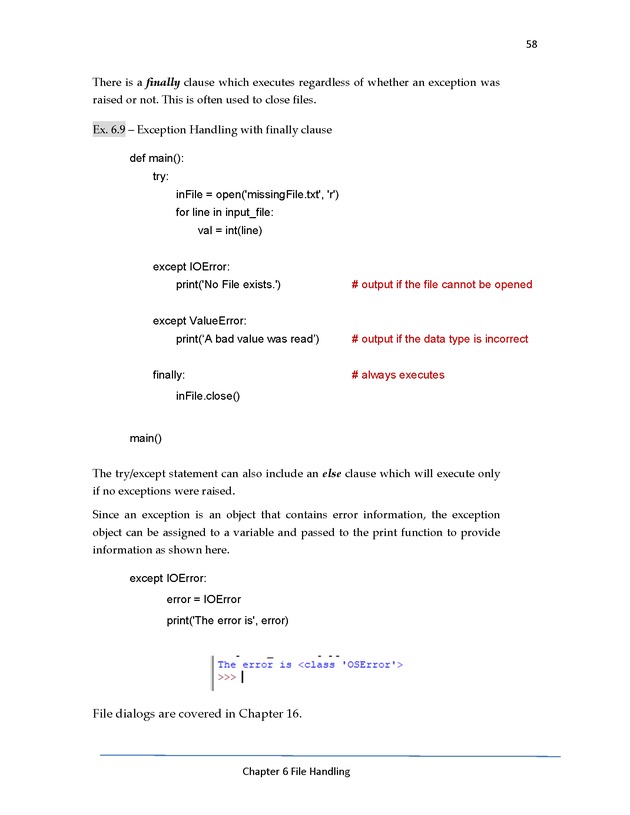 Python Programming: Basics to Advanced Concepts Advanced Programming Workshop - Page 58